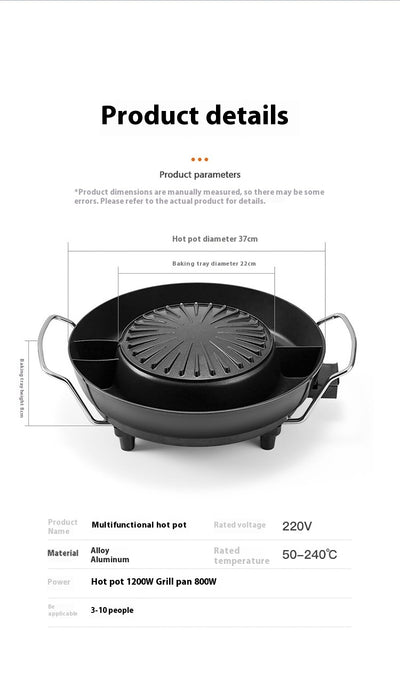 Olla Eléctrica Multifunción para Calentar y Cocinar Alimentos - Image 22