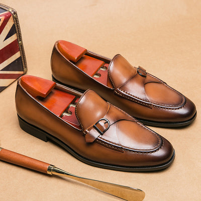 Zapatos de Cuero Premium con Cierre Fácil para Hombre - Image 7