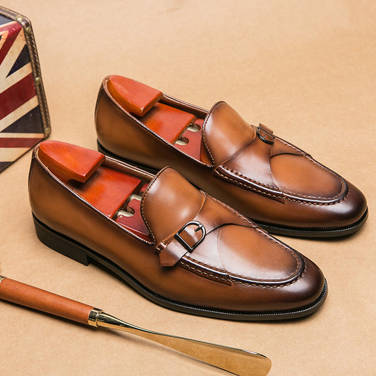 Zapatos de Cuero Premium con Cierre Fácil para Hombre - Image 7