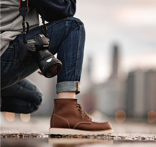 Botas de Motocicleta de Cuero Premium para Hombre - Caña Media-Alta - Image 13