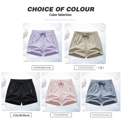 Pantalones Deportivos Hombre Tela Ice Silk Transpirable Ajuste Relajado - Image 15
