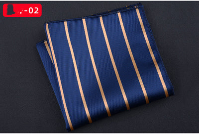 Pañuelo Cuadrado Retro con Bordado Texturizado para Hombre - Image 36