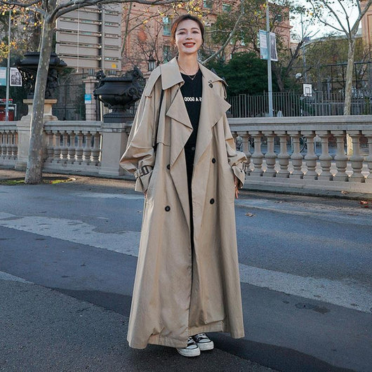 Abrigo Suelto Largo para Mujer - Elegancia Minimalista - Image 4