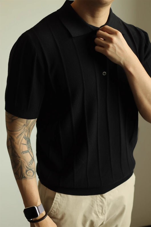 Camiseta Básica Americana Hombre Color Sólido - Image 15