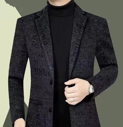 Chaqueta de Lana para Hombre Estilo Casual con Solapa - Image 5