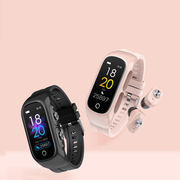Pulsera Inteligente N8 con Bluetooth, Reproductor de Música y Modo Deportivo