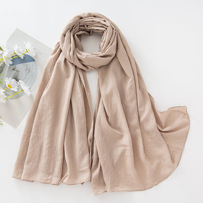 Pañuelo de Rayón Natural con Efecto Arrugado - Accesorio Versátil para Bolso - Image 57
