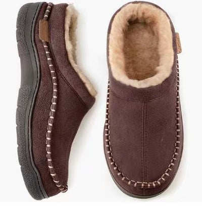 Pantuflas para Hombre con Suela Antideslizante y Forro Cálido en Gamuza - Image 6