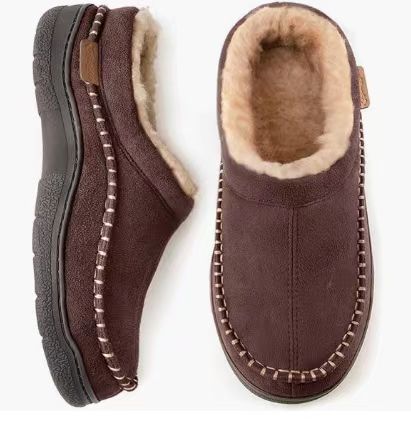 Pantuflas para Hombre con Suela Antideslizante y Forro Cálido en Gamuza - Image 6
