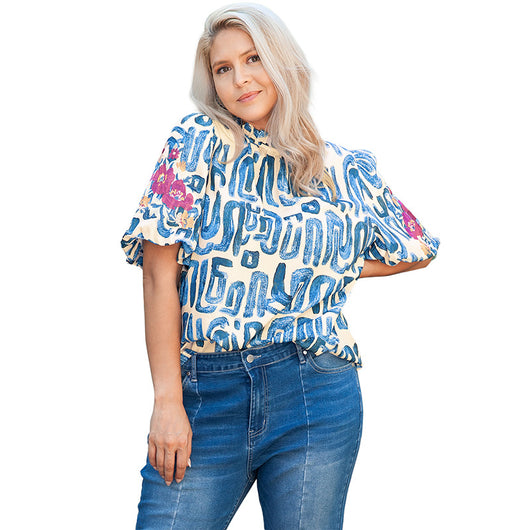 Playera Estampada Cuello Redondo Primavera Verano - Image 6