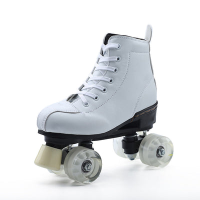Patines en Línea Cuero Camuflaje con Luces LED - Image 9