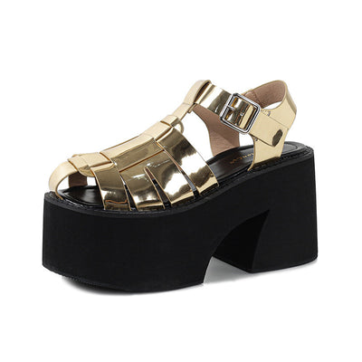 Sandalias Plataforma Tacón Grueso Verano Muffin - Image 6