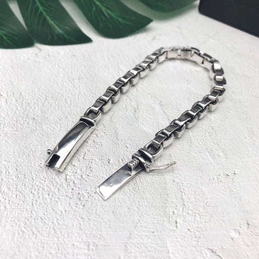 Pulsera de Plata Tailandesa Brillante Unisex - Image 2