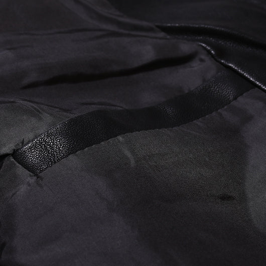 Chaqueta de Cuero PU Motociclista para Hombre - Estilo Punk Europeo con Diseño 3D Grabado - Image 9