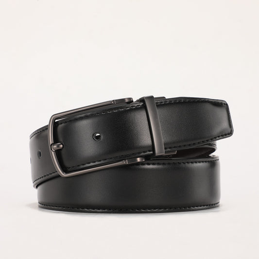 Cinturón de Cuero Genuino para Hombre con Hebilla Reversible - Image 2