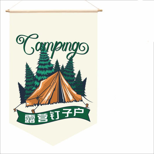 Bandera de Campamento - Decoración Colgante para Tienda de Campaña - Image 11
