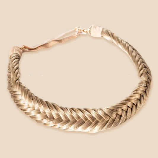 Diadema Trenzada Dos Hebras - Accesorio de Moda Versátil - Image 2