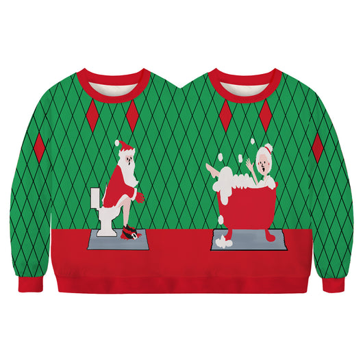 Pijama Navideño 3D para Parejas con Estampado Digital - Image 35