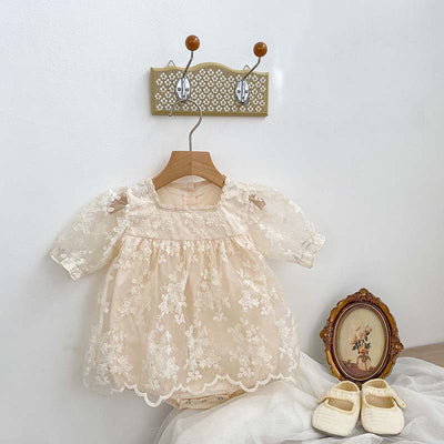 Mono de Bebé Niña con Malla Bordada y Diseño Elegante - Image 15