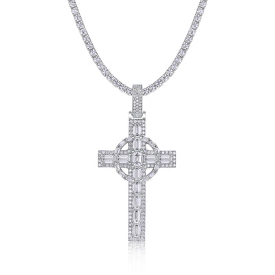 Collar de Moissanita Premium en Plata 925 con Baño de Platino - Joyería de Lujo Accesible