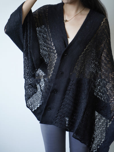 Cardigan Calado Tipo Chal - Estilo de Blogueras Europeas y Americanas - Image 12