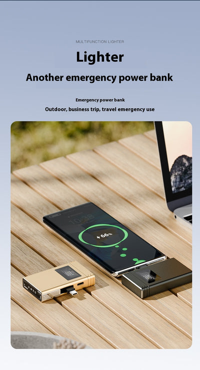 Encendedor Electrónico USB con Power Bank Dual - Diseño Metálico Premium - Image 20