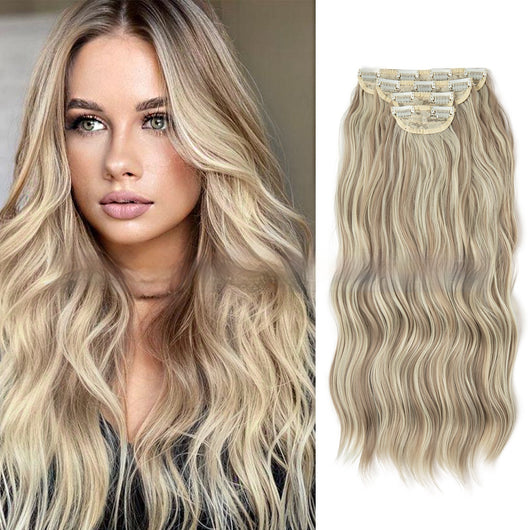Set de 4 Pelucas de Fibra Térmica para Mujer - Cambio de Look Instantáneo - Image 13