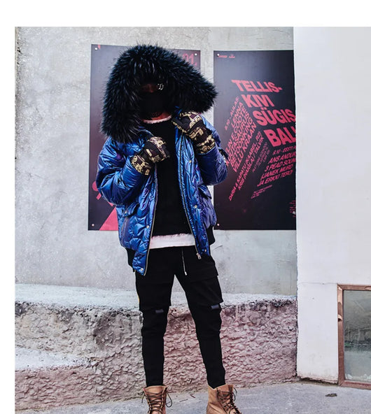 Chamarra de Algodón Suelta Cálida para Invierno Hombre - Image 7