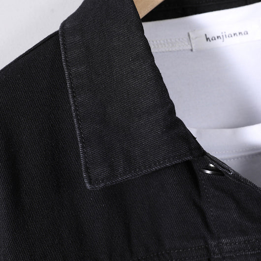 Pantalón Denim Negro Clásico para Hombre - Image 7