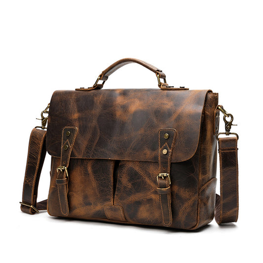 Maletín de Cuero para Hombre - Portafolio Ejecutivo Premium