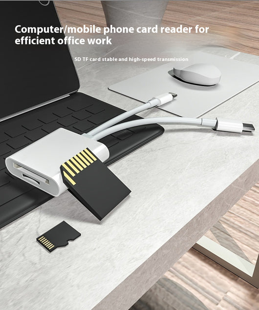 Adaptador Universal USB-C con Lector de Tarjetas de Memoria - Image 7