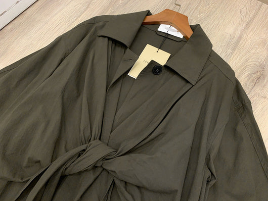 Abrigo Trench Coat con Solapas - Image 26