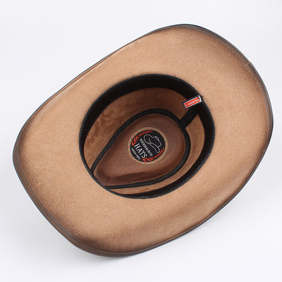 Sombrero Vaquero Western de Primavera Verano Verde con Ala Grande - Image 9