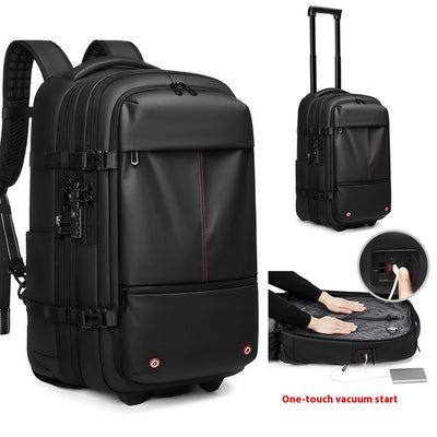 Mochila Trolley Expandible de Gran Capacidad para Viajes de Negocios