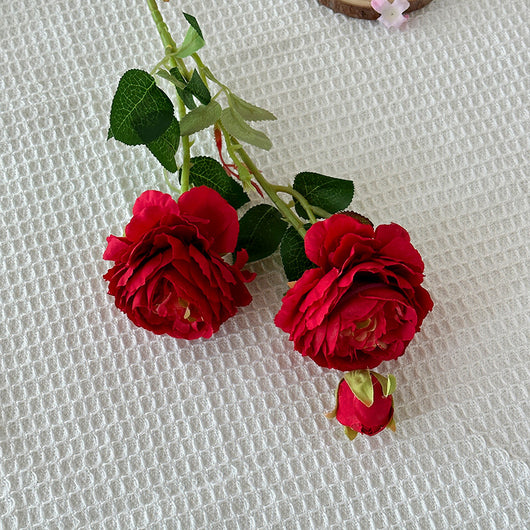 Flores Artificiales de Peonía y Rosa Premium para Decoración del Hogar - Image 12