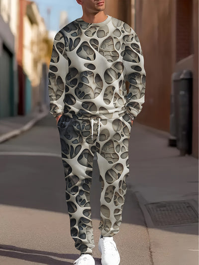 Traje Deportivo Casual para Hombre con Estampado Minimalista - Image 13