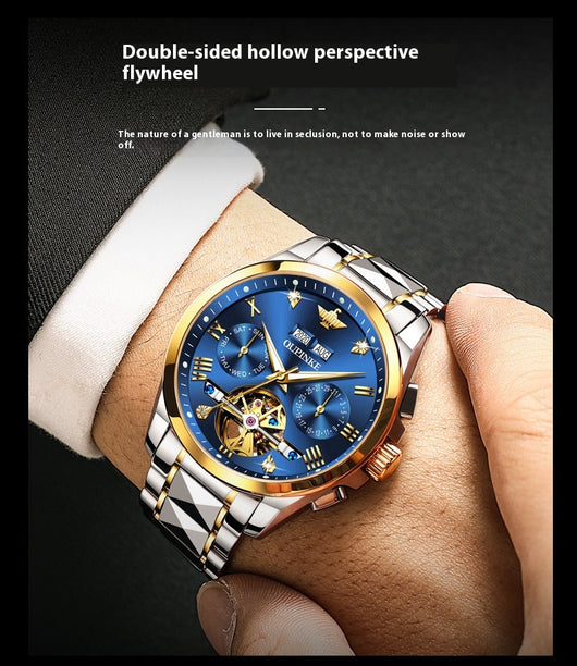 Reloj Automático Mecánico Hueco Sumergible para Hombre - Image 14