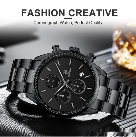 Reloj de Cuarzo Multifuncional Impermeable para Hombre - Estilo Ejecutivo - Image 11
