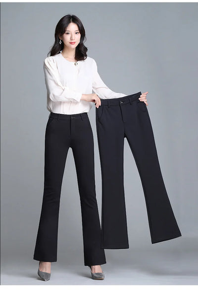 Pantalones Micro Acampanados de Cintura Alta con Efecto Reductor - Image 8