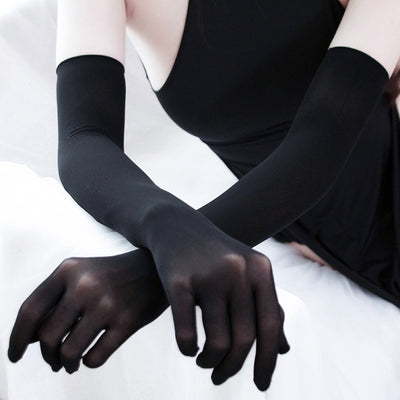 Guantes Largos Transparentes Protectores Contra Robo - Image 3