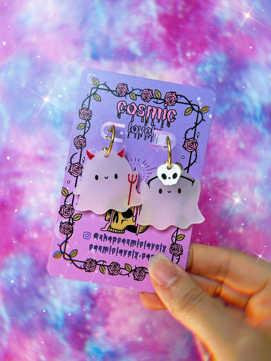 Halloween Costume Ghostie Earrings - Tekeno