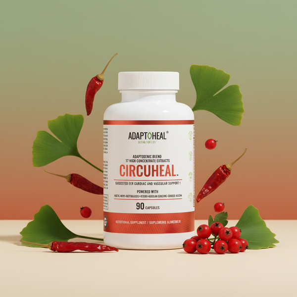 CIRCUHEAL – Suplemento natural para suporte vascular e circulatório - 90 Cáps