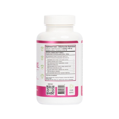 HORMOBALANCE con adaptógenos para el equilibrio hormonal femenino - 90 Caps