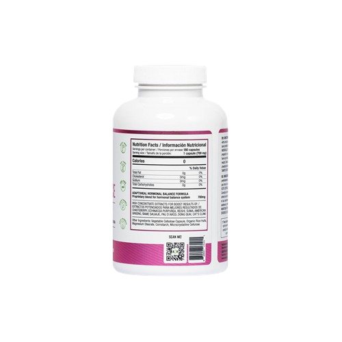 HORMOBALANCE con adaptógenos para el equilibrio hormonal femenino - 180 Caps