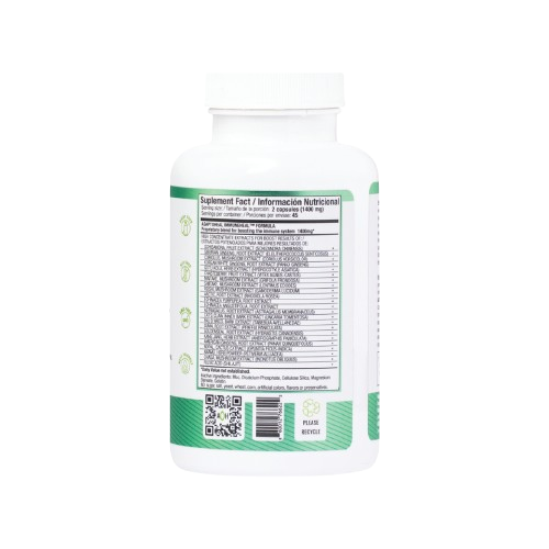 IMMUNEHEAL con adaptógenos para fortalecer el sistema inmunológico - 90 Caps