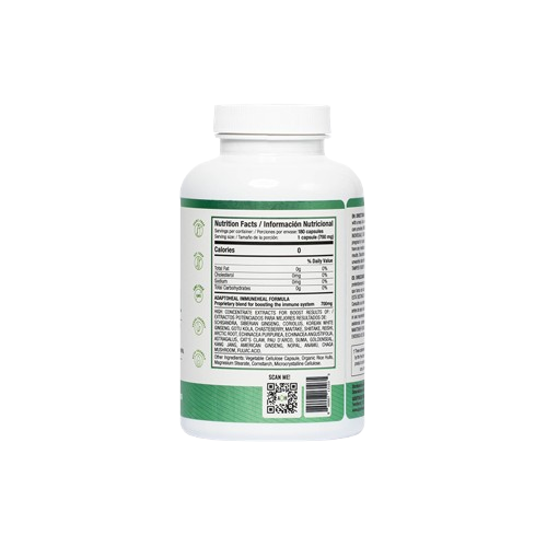 IMMUNEHEAL con adaptógenos para fortalecer el sistema inmunológico - 180 Caps