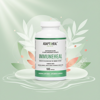IMMUNEHEAL con adaptógenos para fortalecer el sistema inmunológico - 180 Caps