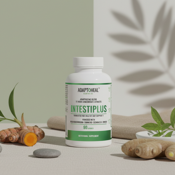 INTESTIPLUS - Suplemento natural para apoiar a saúde intestinal - 90 Cápsulas
