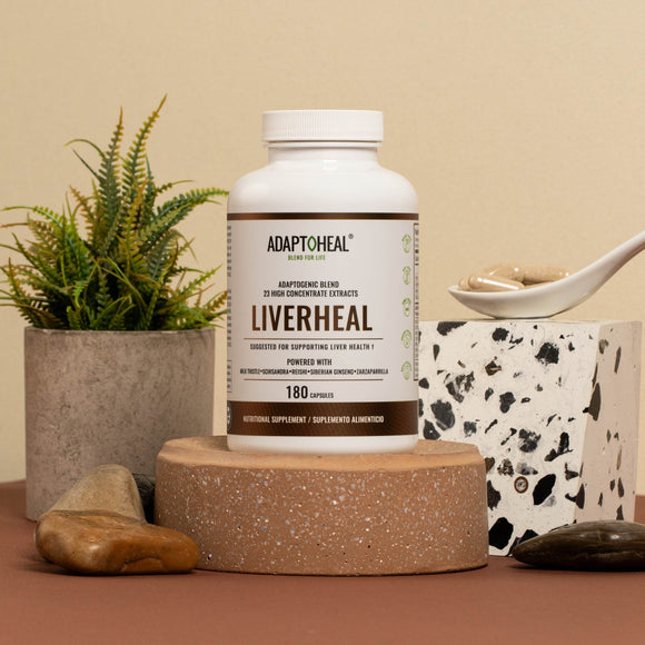 LIVERHEAL con adaptógenos para la salud del hígado - 180 Caps