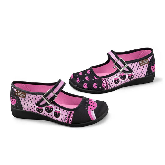 Chocolaticas® Agatha Women's Mary Jane Flat - Tekeno